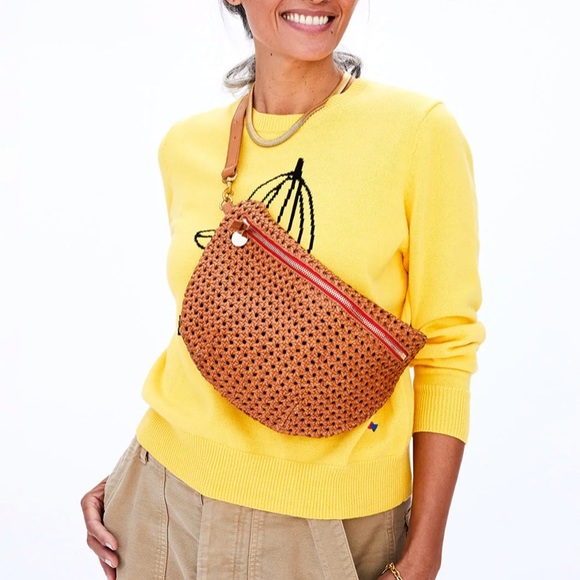 Clare V Grande Fanny Tan Rattan - Picture 3 of 8